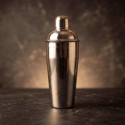3 részes Koktél Shaker 750ml, fényes rozsdamentes acélból készült, ideális koktélok készítéséhez.