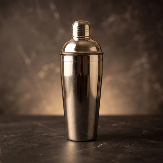 3 részes Koktél Shaker 750ml, fényes rozsdamentes acélból készült, ideális koktélok készítéséhez.